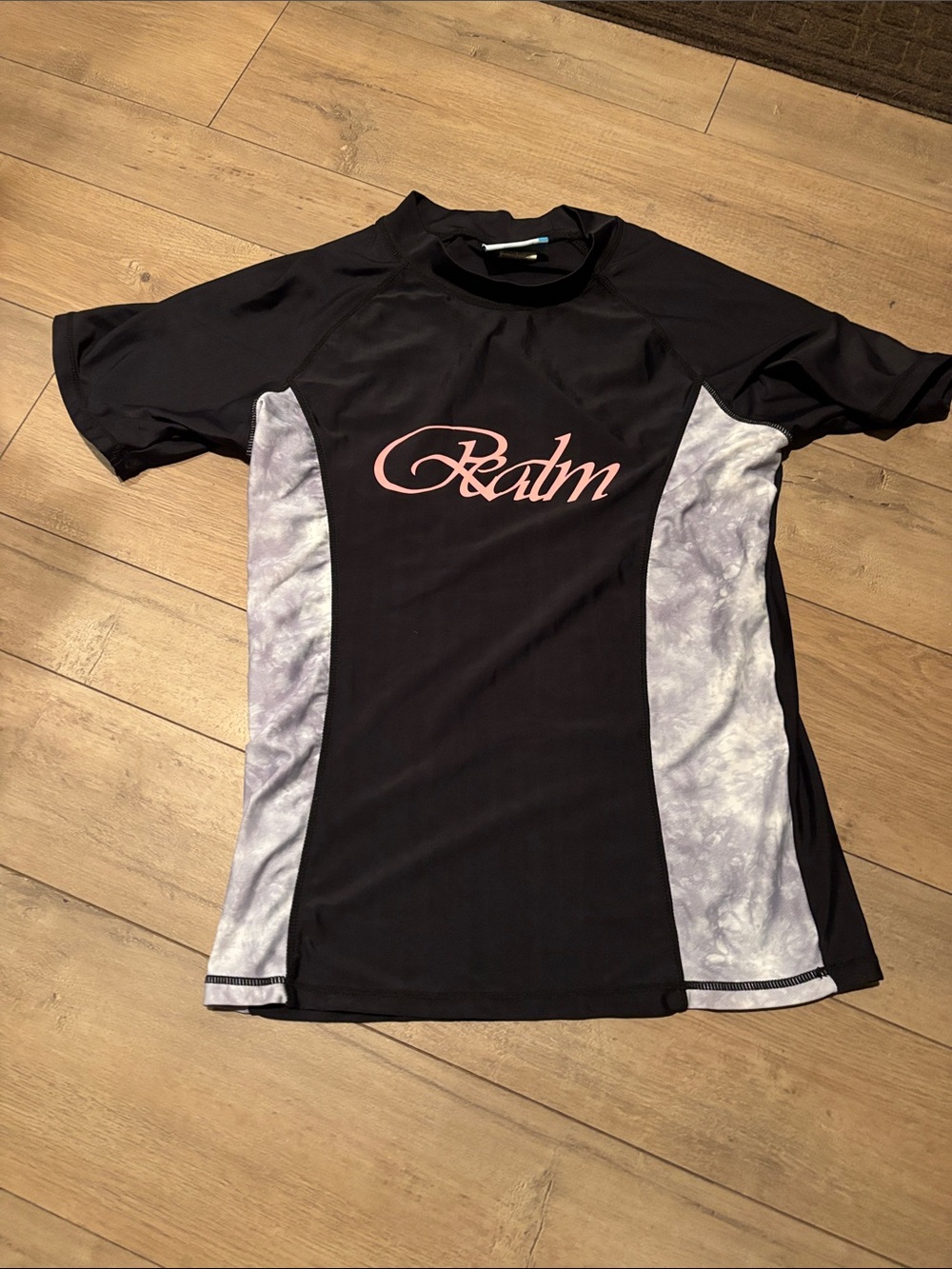 Bundle 3/$15 Realm Black Swim-shirt rash guard Large